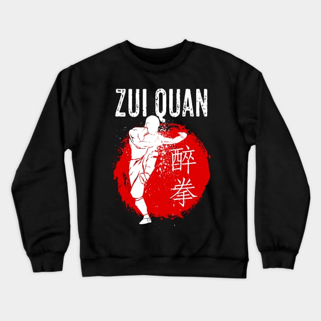 Zui Quan Drunken Boxing Martial Arts Training Outfit Crewneck Sweatshirt by JTYDesigns